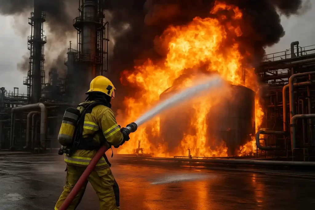 اطفای حریق صنعتی