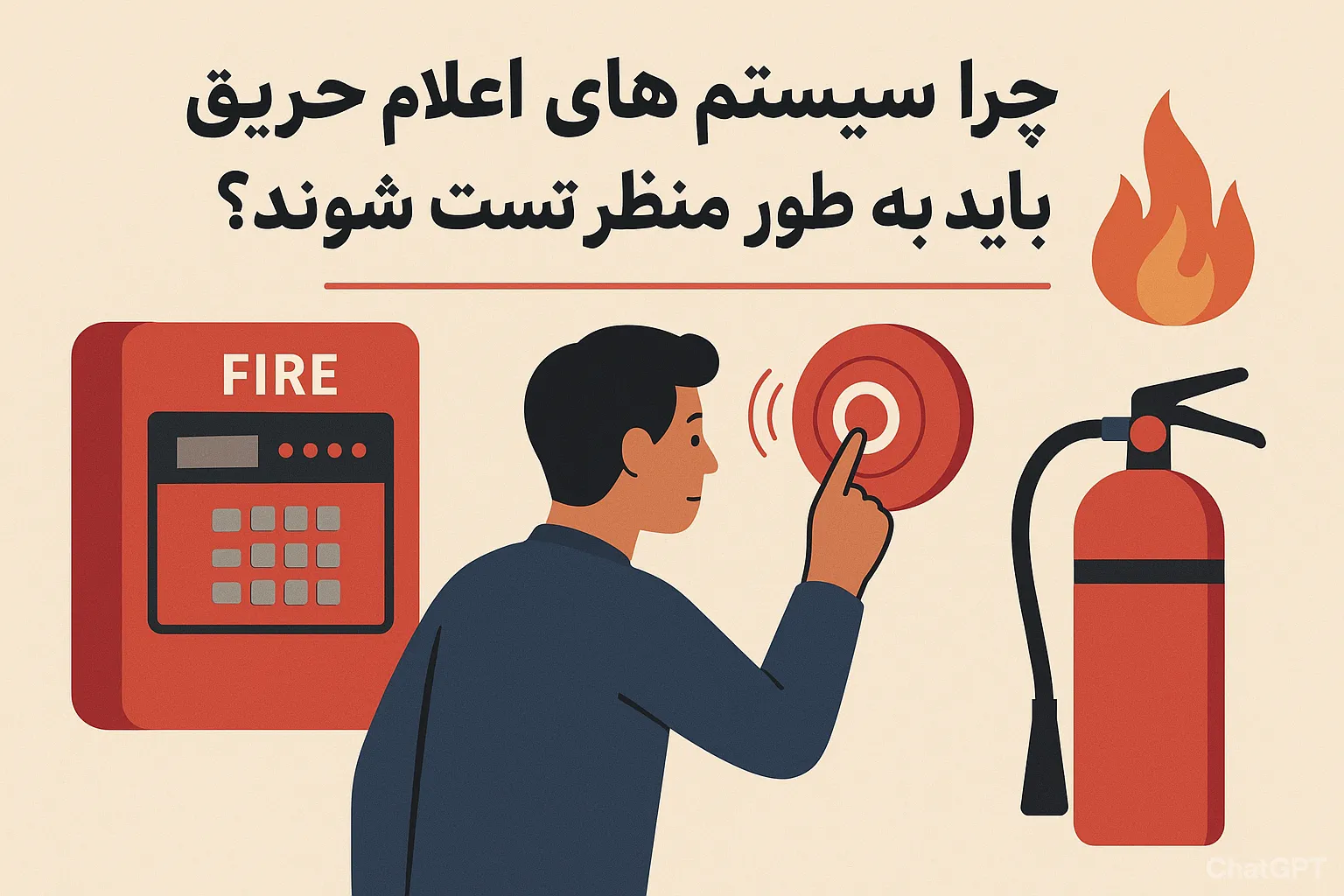 چرا سیستم های اعلام حریق باید به طور منظم تست شوند