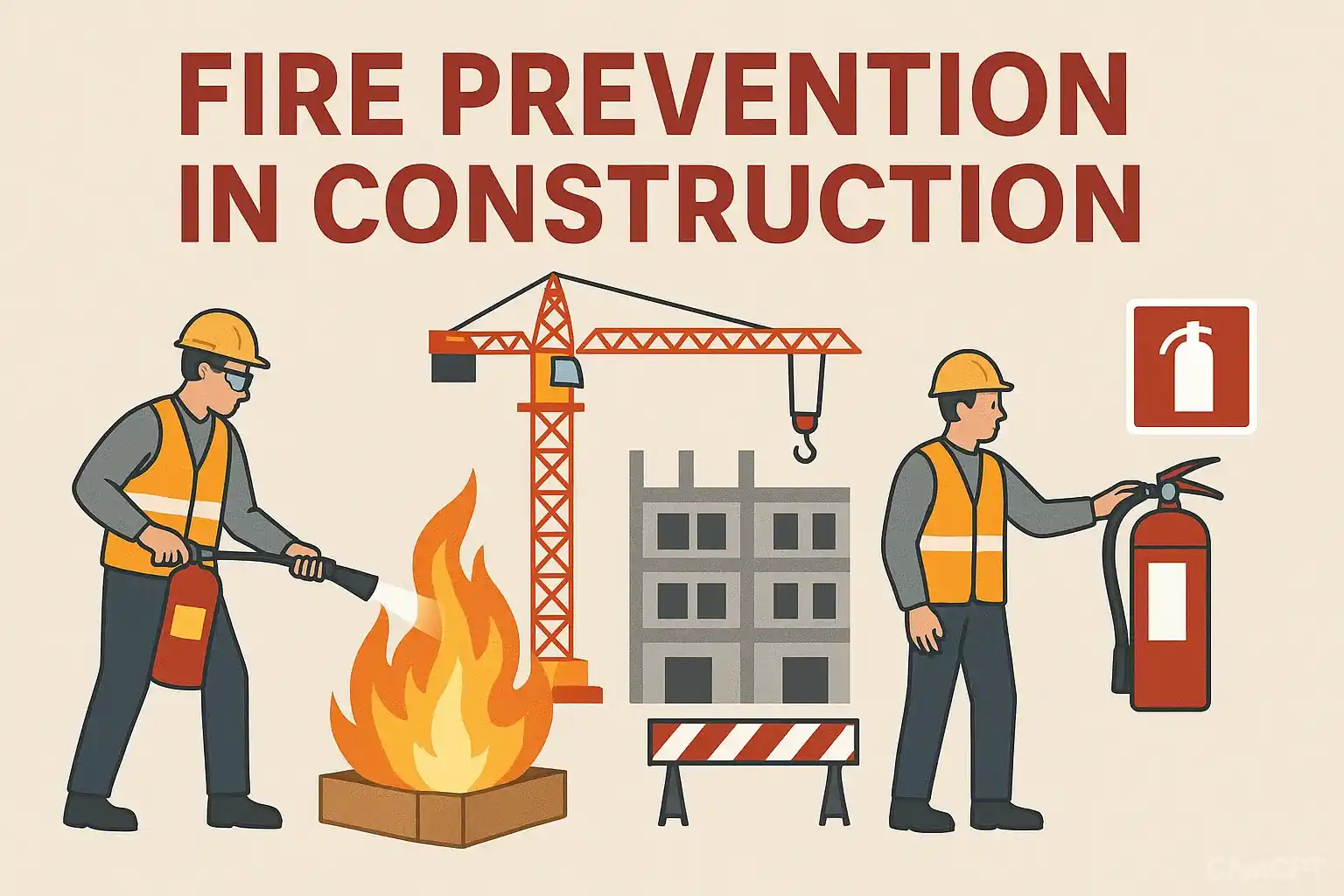 پیشگیری از آتش‌سوزی در پروژه‌های ساختمانی